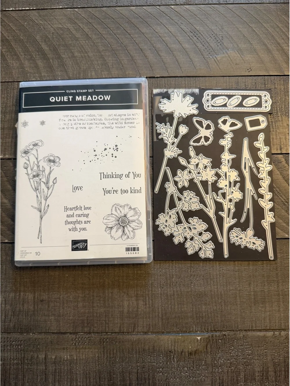 Stampin’ Up Quiet Meadow stamp set with Meadow Dies